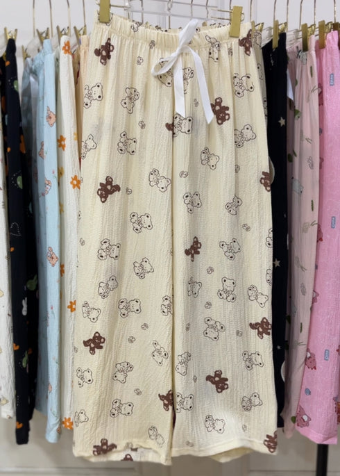 Summer Cute Print Loose Pyjamas